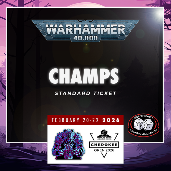 Cherokee Open 2026 - Warhammer 40k Championships