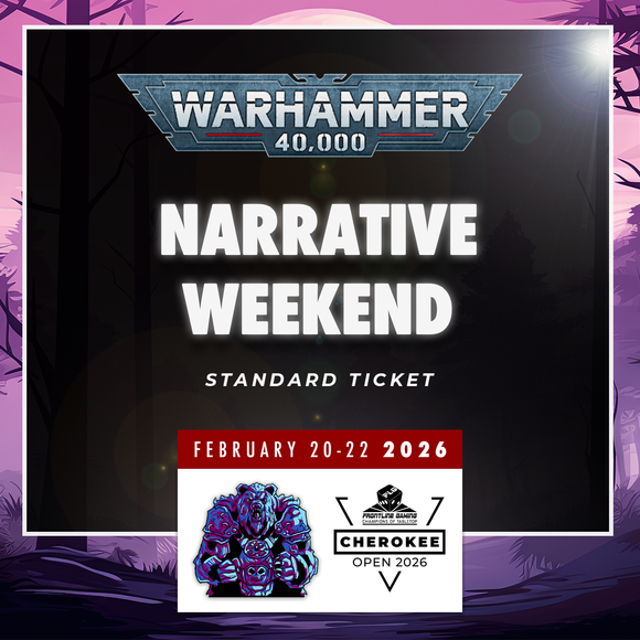 Cherokee Open 2026 - Warhammer 40k Narrative Weekend