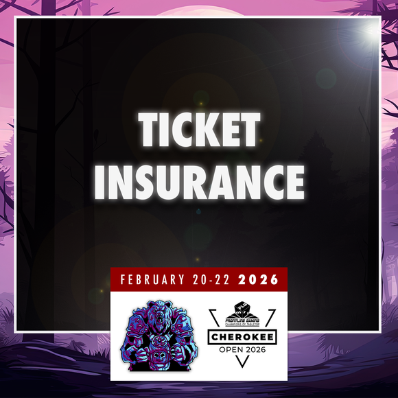Cherokee Open 2026 - Ticket Insurance