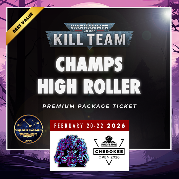 Cherokee Open 2026 - Kill Team Weekend VIP