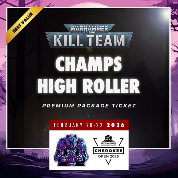 Cherokee Open 2026 - Kill Team Weekend VIP