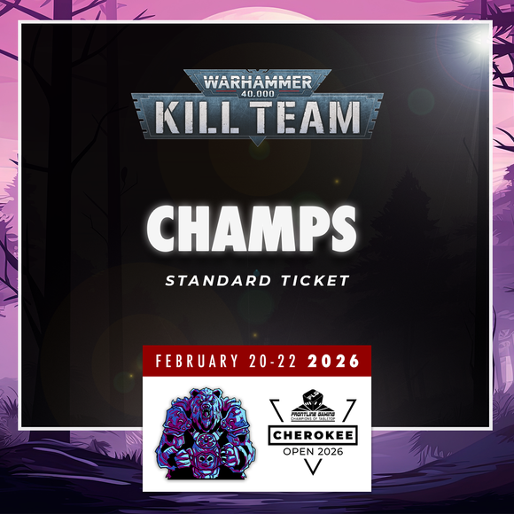 Cherokee Open 2026 - Kill Team Weekend