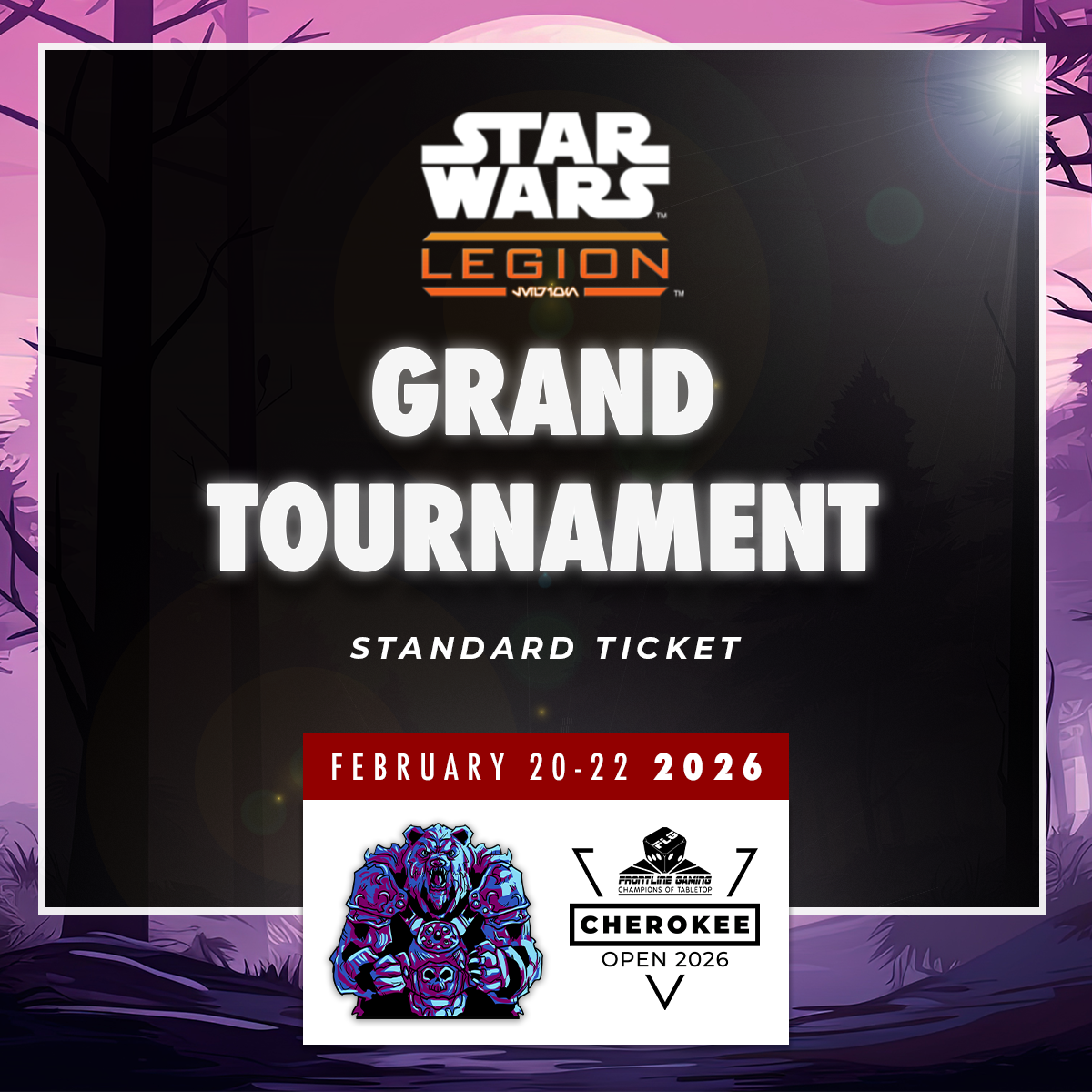 Cherokee Open 2026 - Star Wars Legion GT