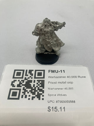 Warhammer 40,000 Rune Priest metal oop FMU-11