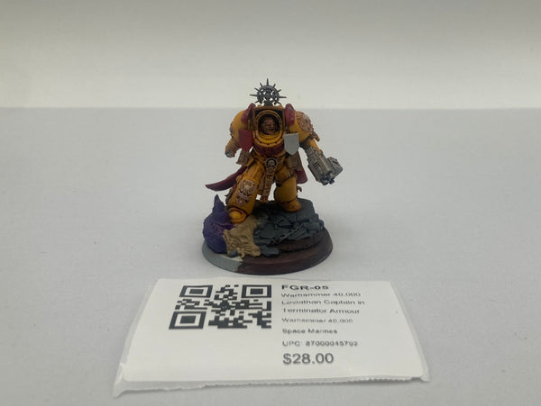 Warhammer 40,000 Leviathan Captain in Terminator Armour FGR-05