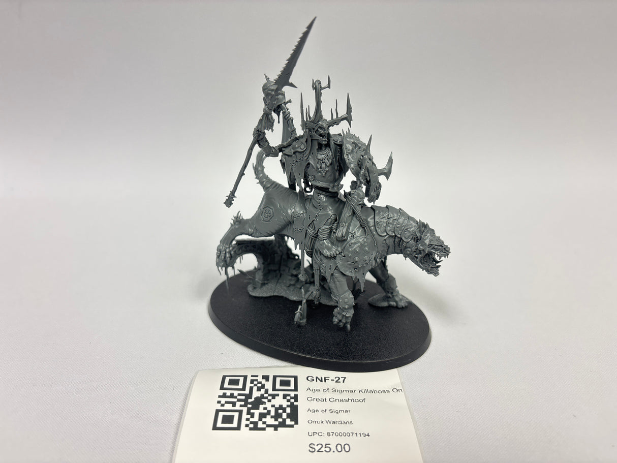 Age of Sigmar Killaboss On Great Gnashtoof GNF-27