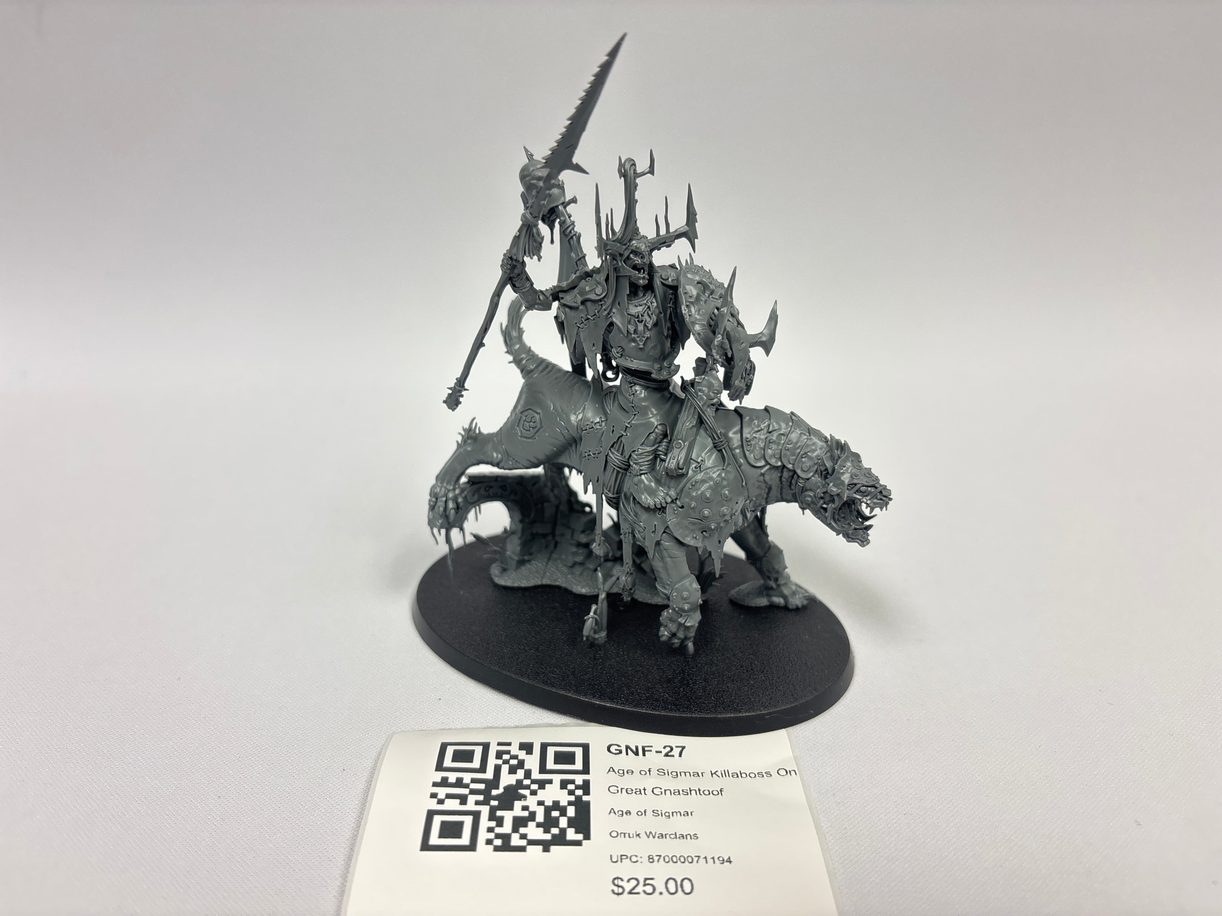 Age of Sigmar Killaboss On Great Gnashtoof GNF-27