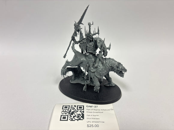 Age of Sigmar Killaboss On Great Gnashtoof GNF-27