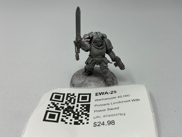 Warhammer 40,000 Primaris Lieutenant With Power Sword EWA-25