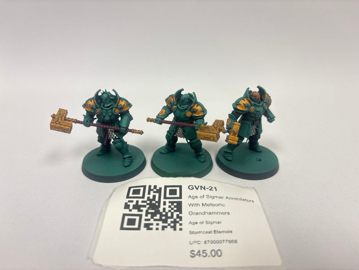Age of Sigmar Annihilators With Meteoric Grandhammers GVN-21