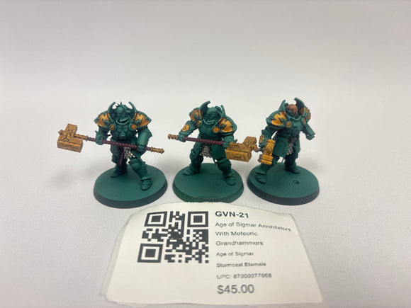 Age of Sigmar Annihilators With Meteoric Grandhammers GVN-21