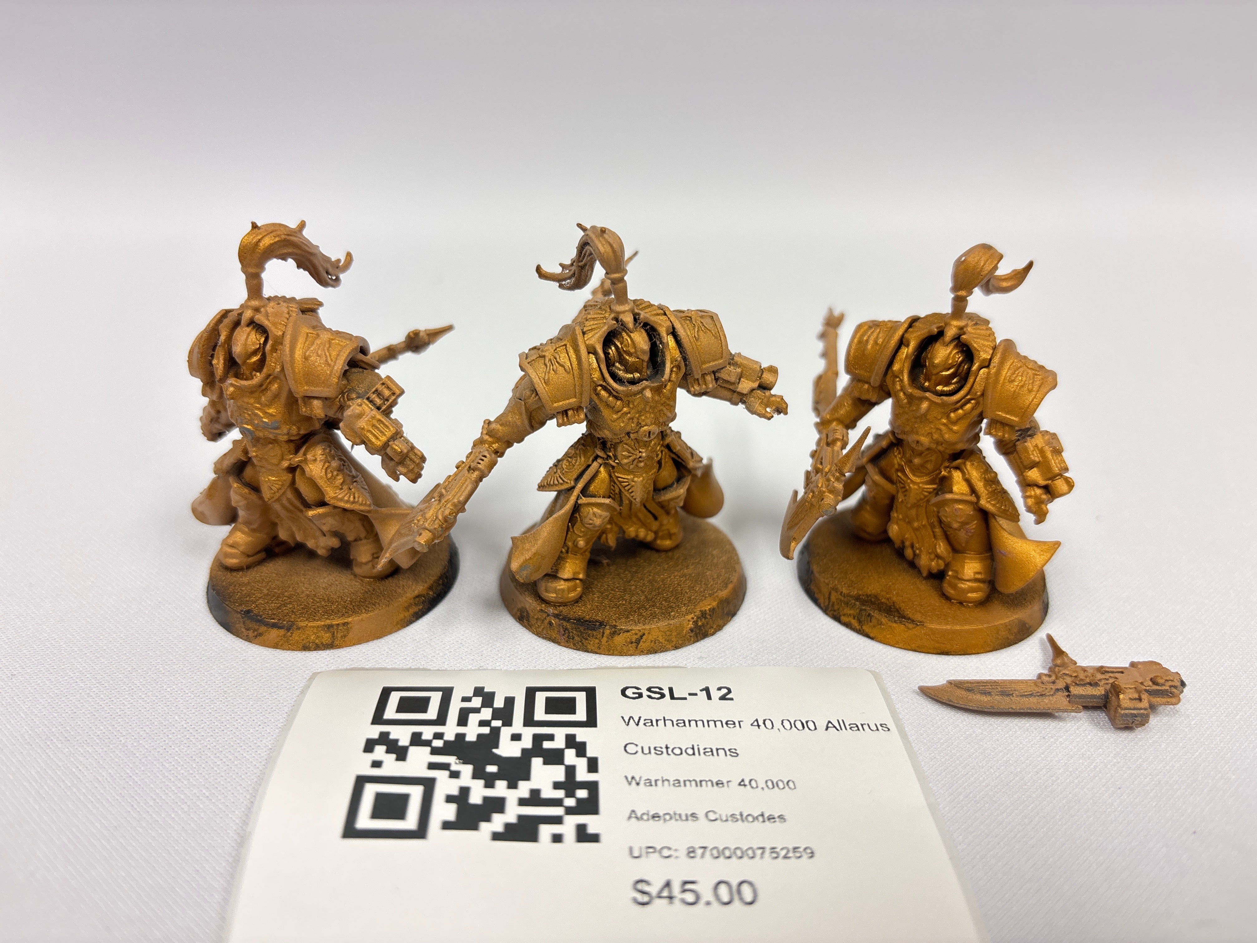 Warhammer 40,000 Allarus Custodians GSL-12