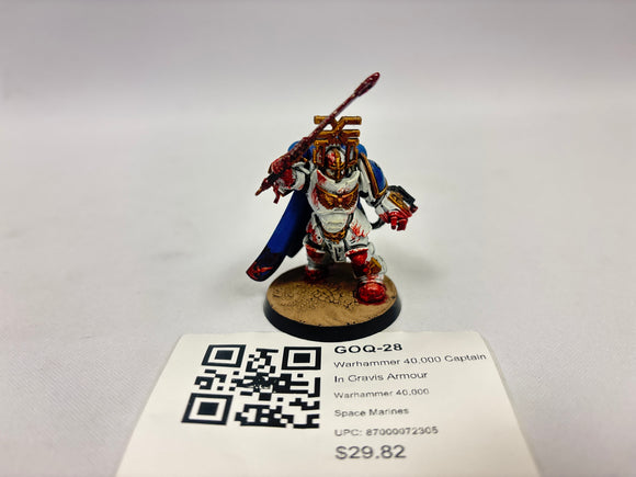Warhammer 40,000 Captain In Gravis Armour GOQ-28
