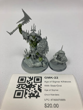 Age of Sigmar Killaboss With Stab-Grot GMK-22