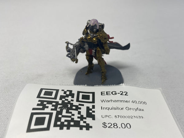 Warhammer 40,000 Inquisitor Greyfax EEG-22