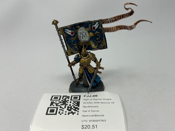 Age of Sigmar Knight-Vexillor With Banner Of Apotheosis FJJ-06