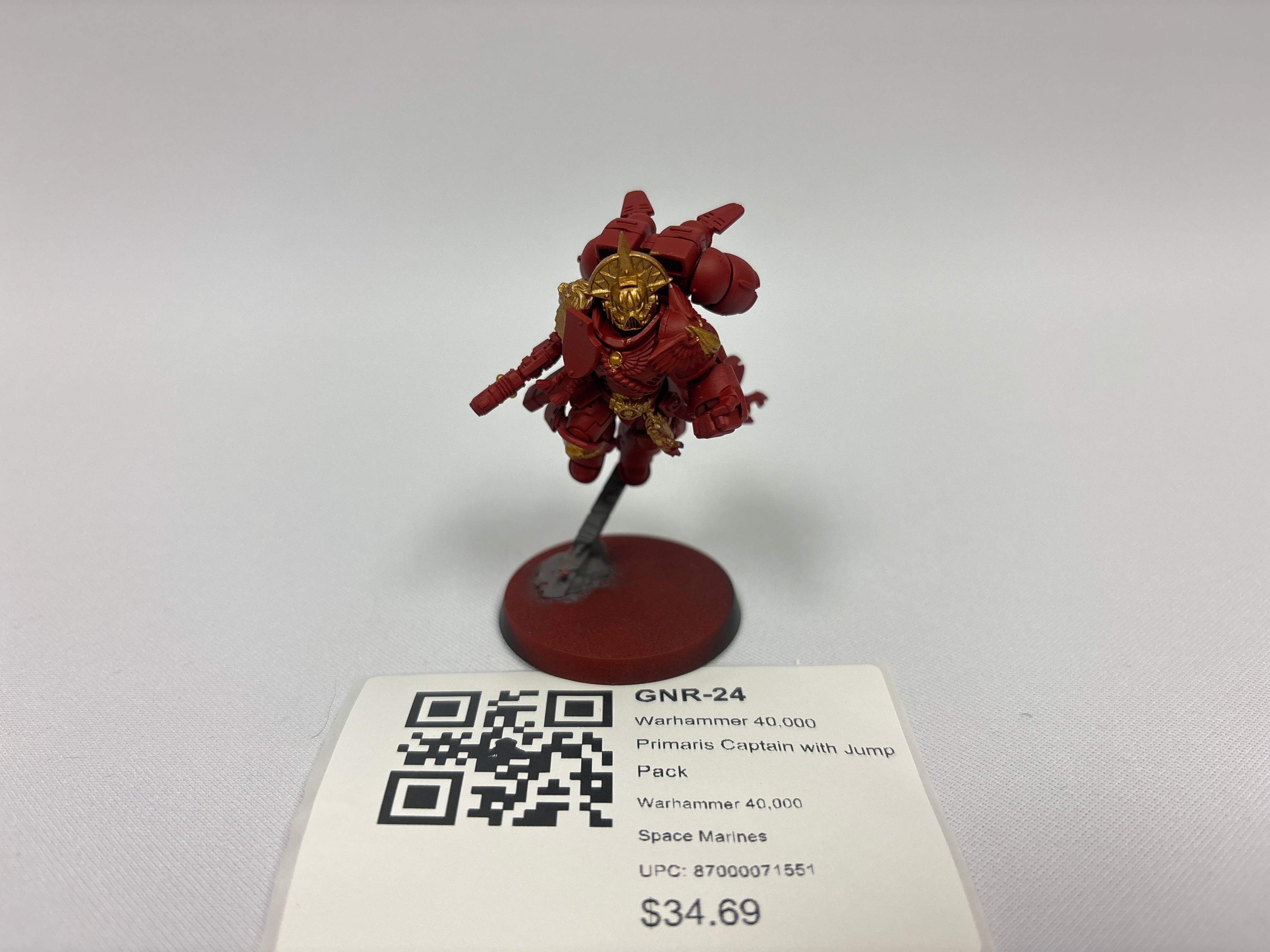 Warhammer 40,000 Primaris Captain with Jump Pack GNR-24