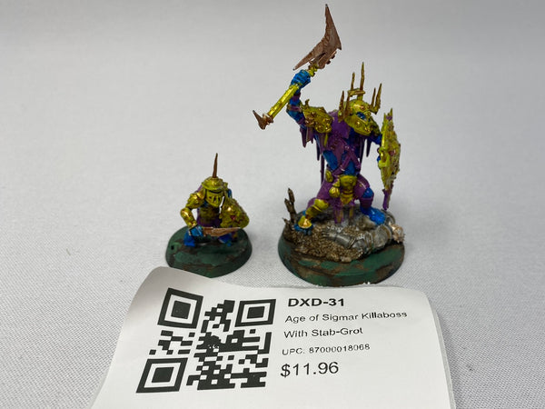 Age of Sigmar Killaboss With Stab-Grot DXD-31