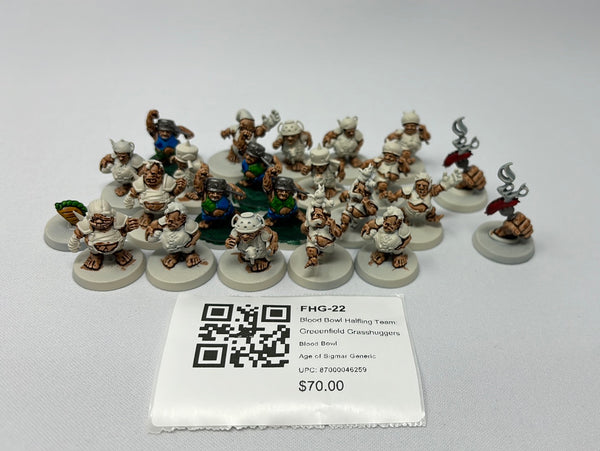 Blood Bowl Halfling Team: Greeenfield Grasshuggers FHG-22