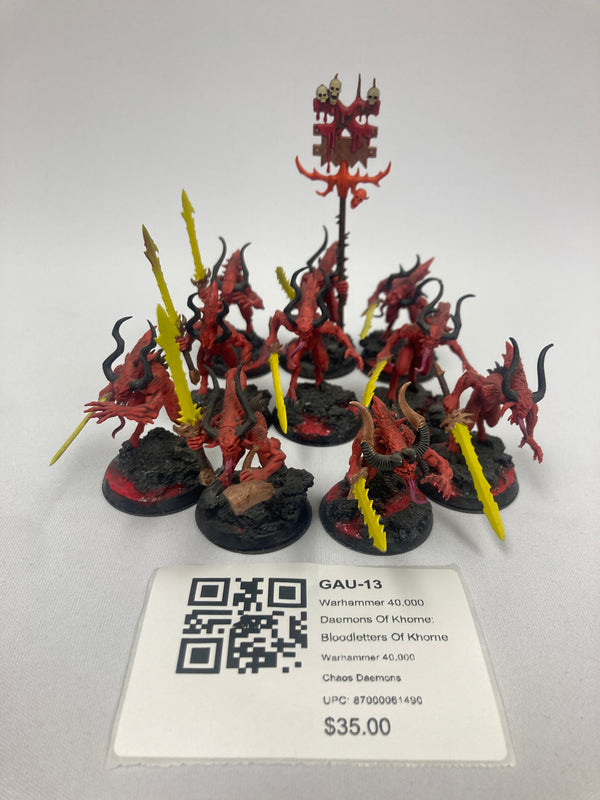 Warhammer 40,000 Daemons Of Khorne: Bloodletters Of Khorne GAU-13