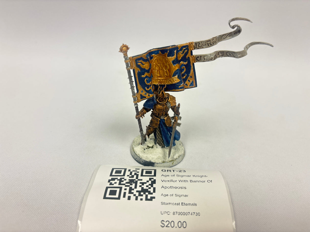Age of Sigmar Knight-Vexillor With Banner Of Apotheosis GRT-23