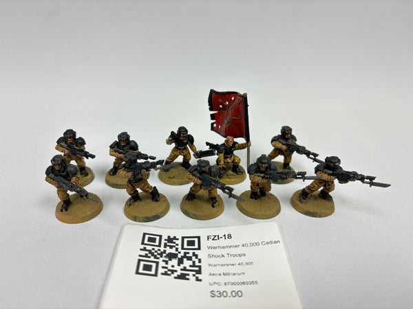 Warhammer 40,000 Cadian Shock Troops FZI-18