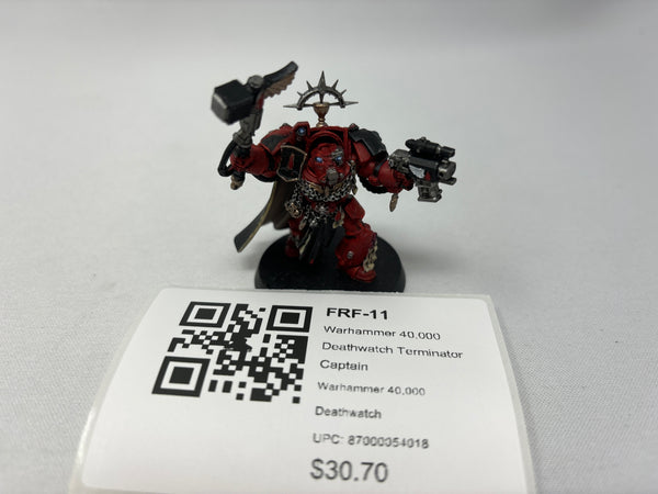 Warhammer 40,000 Deathwatch Terminator Captain FRF-11