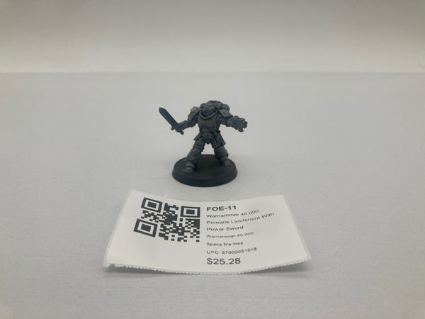 Warhammer 40,000 Primaris Lieutenant With Power Sword FOE-11