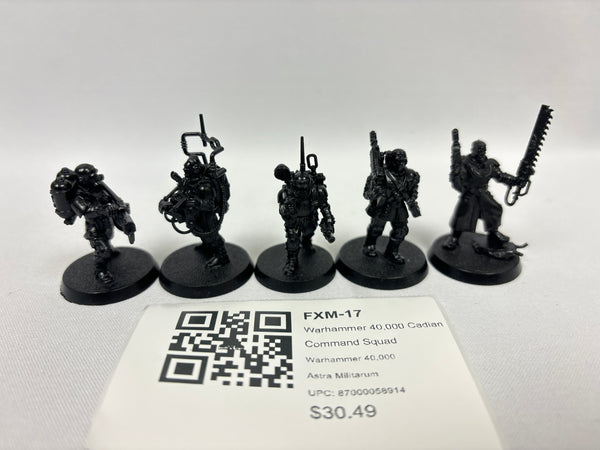 Warhammer 40,000 Cadian Command Squad FXM-17