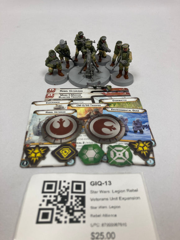 Star Wars: Legion Rebel Veterans Unit Expansion GIQ-13