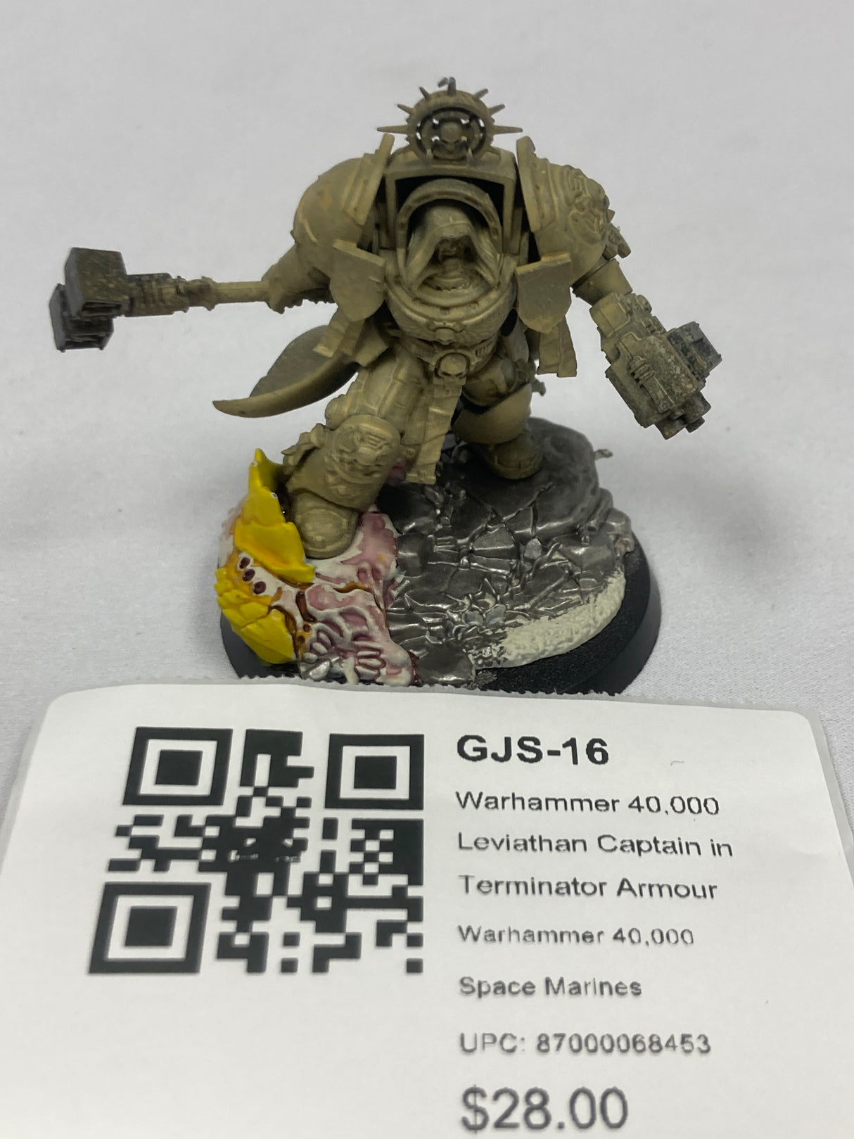 Warhammer 40,000 Leviathan Captain in Terminator Armour GJS-16