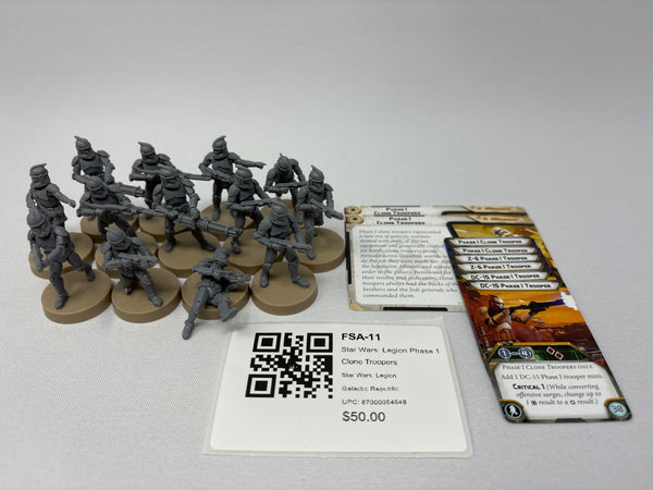 Star Wars: Legion Phase 1 Clone Troopers FSA-11