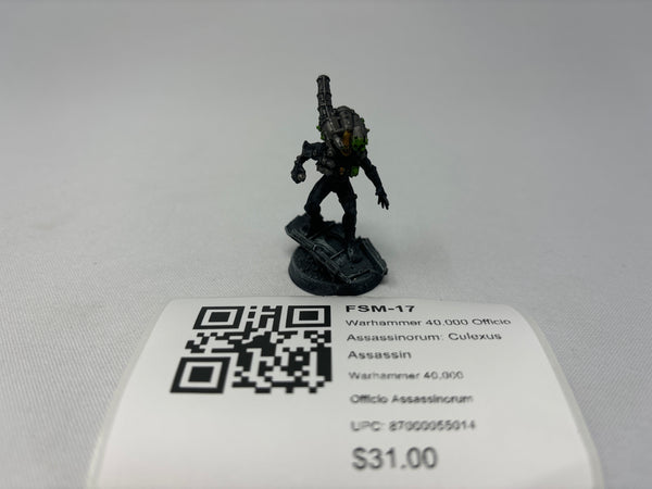 Warhammer 40,000 Officio Assassinorum: Culexus Assassin FSM-17