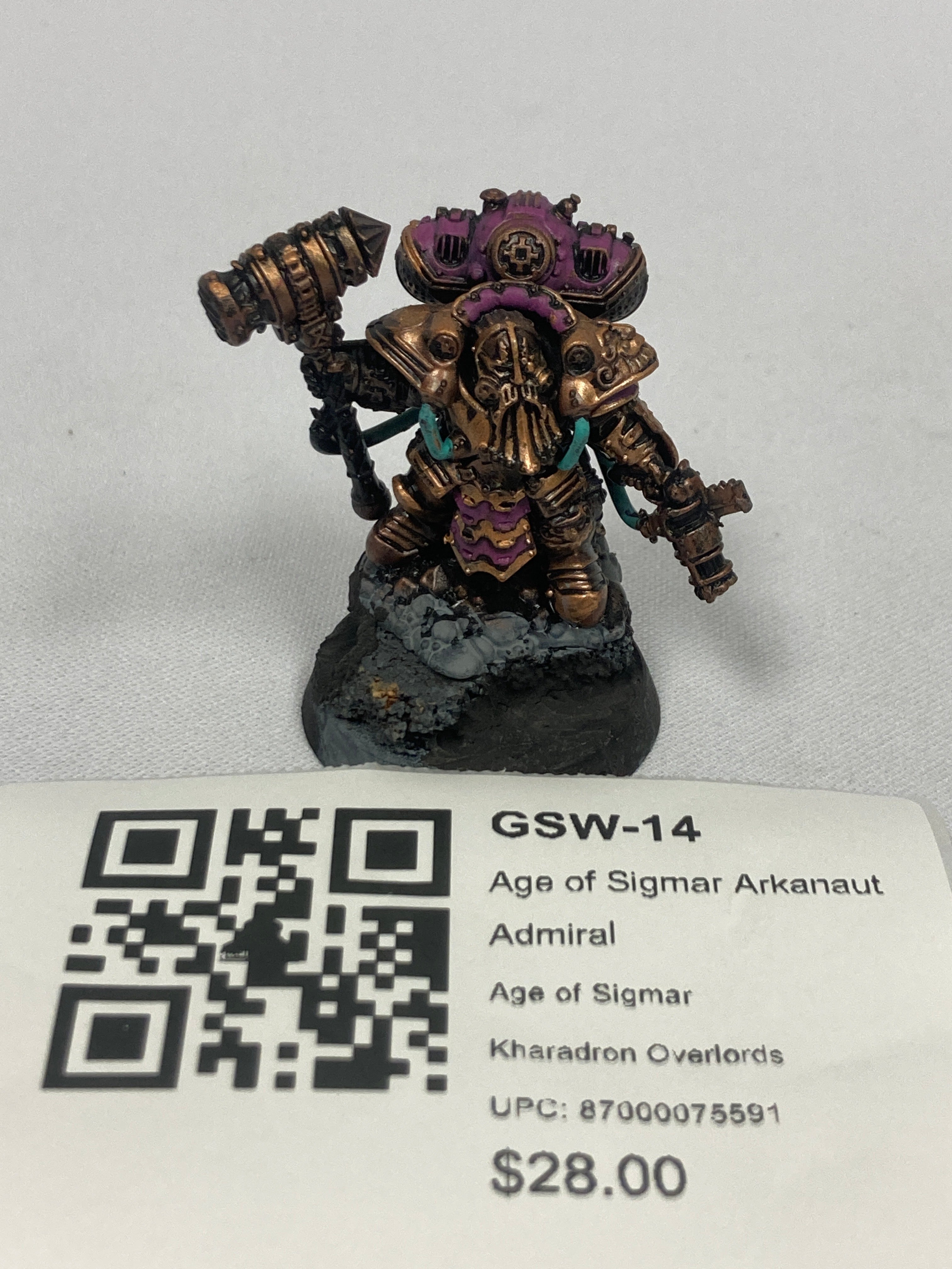 Age of Sigmar Arkanaut Admiral GSW-14