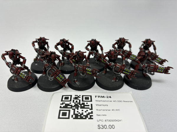 Warhammer 40,000 Necron Warriors FRM-24