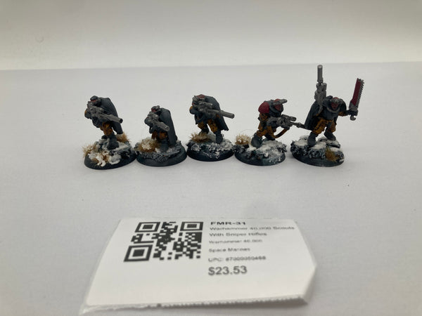 Warhammer 40,000 Scouts With Sniper Rifles FMR-31