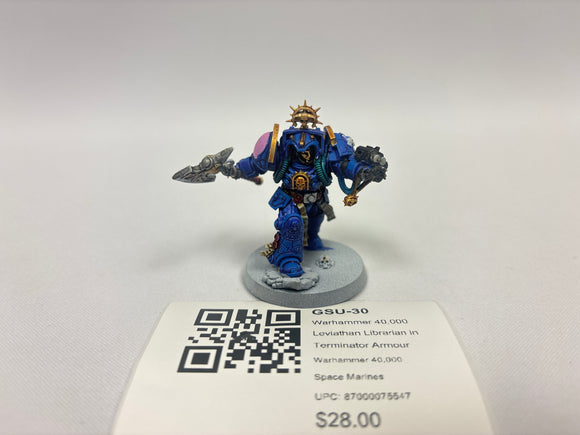 Warhammer 40,000 Leviathan Librarian in Terminator Armour GSU-30
