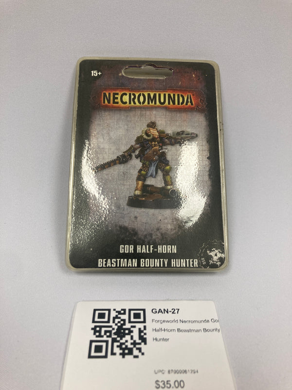 Forgeworld Necromunda Gor Half-Horn Beastman Bounty Hunter GAN-27