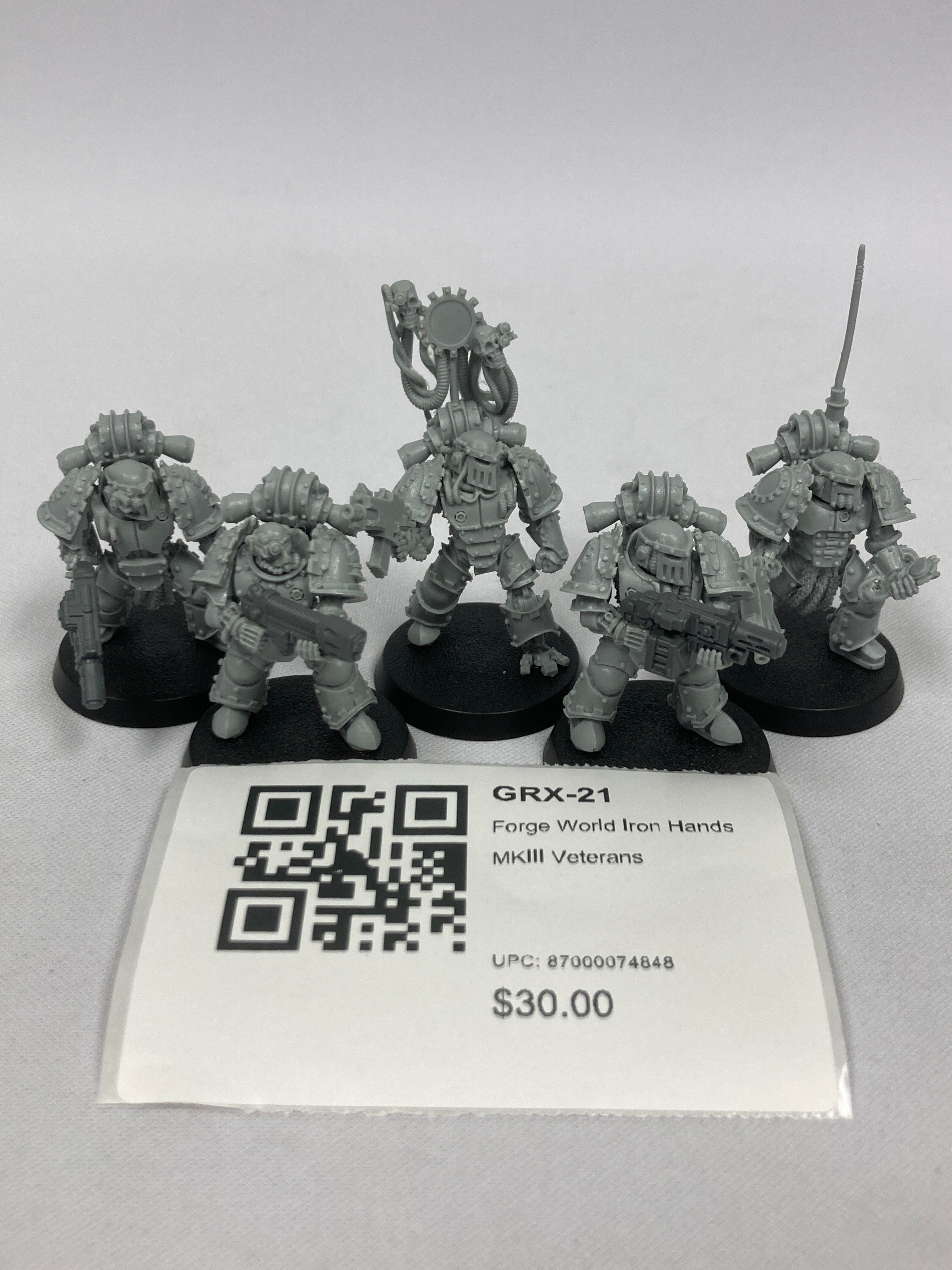 Forge World Iron Hands MKIII Veterans GRX-21