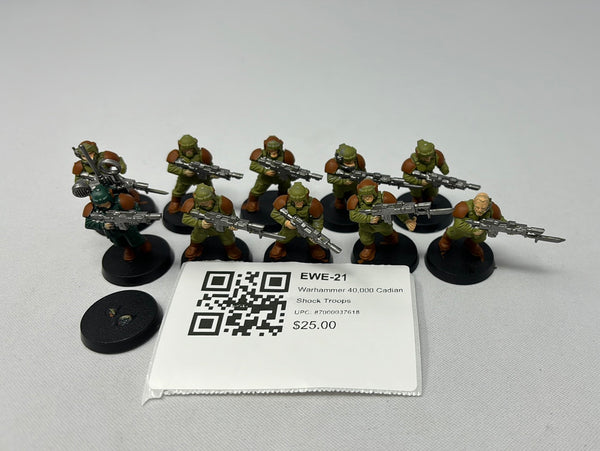 Warhammer 40,000 Cadian Shock Troops EWE-21