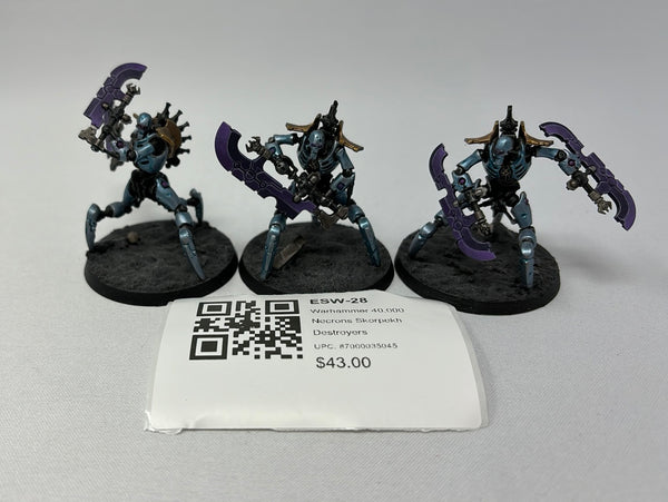 Warhammer 40,000 Necrons Skorpekh Destroyers ESW-28