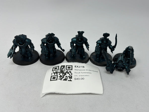 Warhammer 40,000 Scarab Occult Terminators EXJ-16