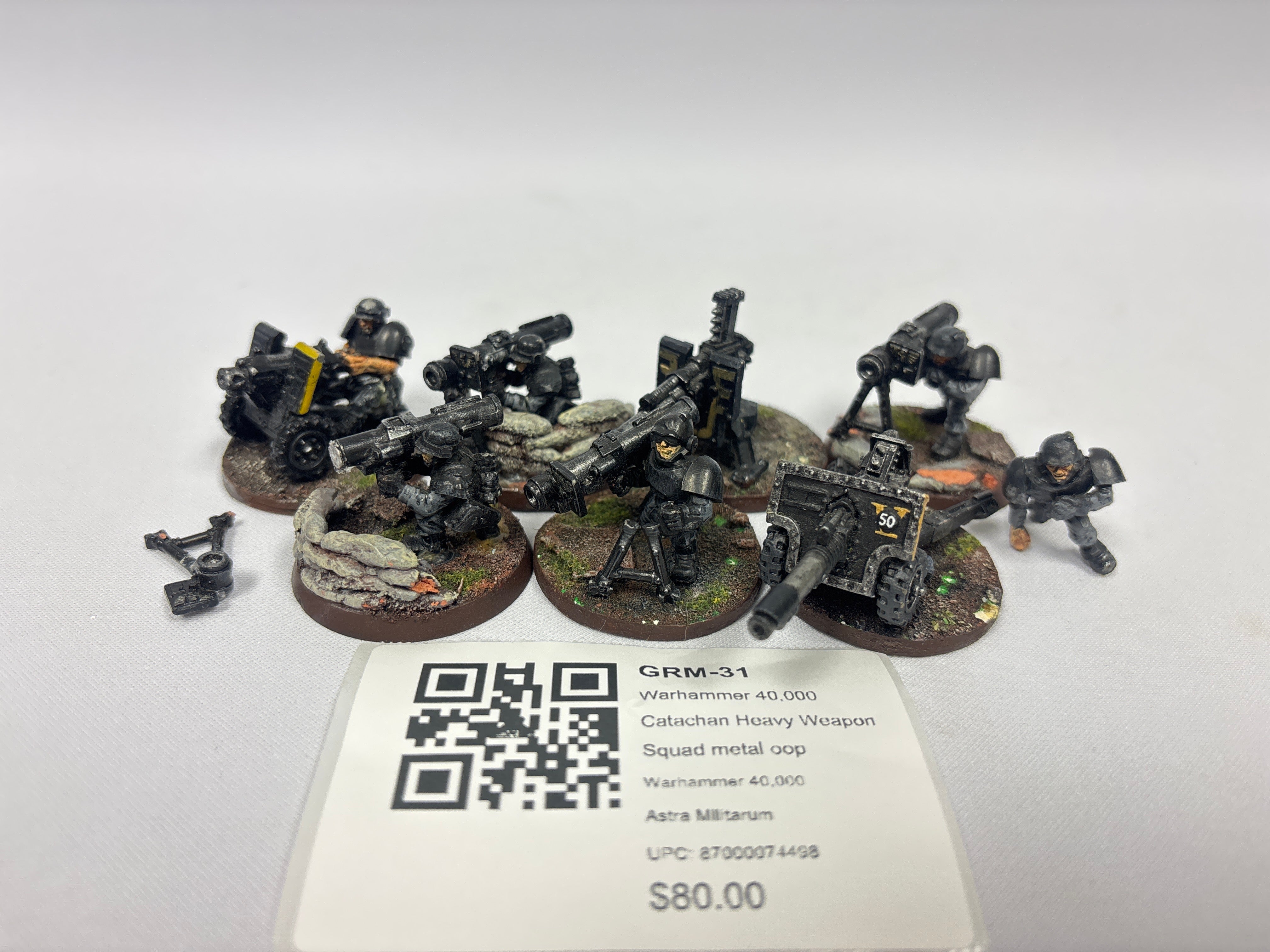 Warhammer 40,000 Catachan Heavy Weapon Squad metal oop GRM-31