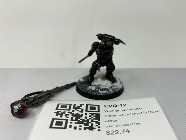 Warhammer 40,000 Primaris Lieutenant In Reiver Armour EVQ-12