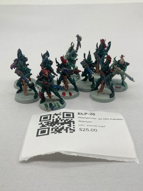 Warhammer 40,000 Kabalite Warriors ELP-20