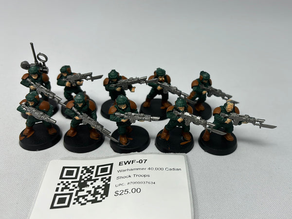 Warhammer 40,000 Cadian Shock Troops EWF-07