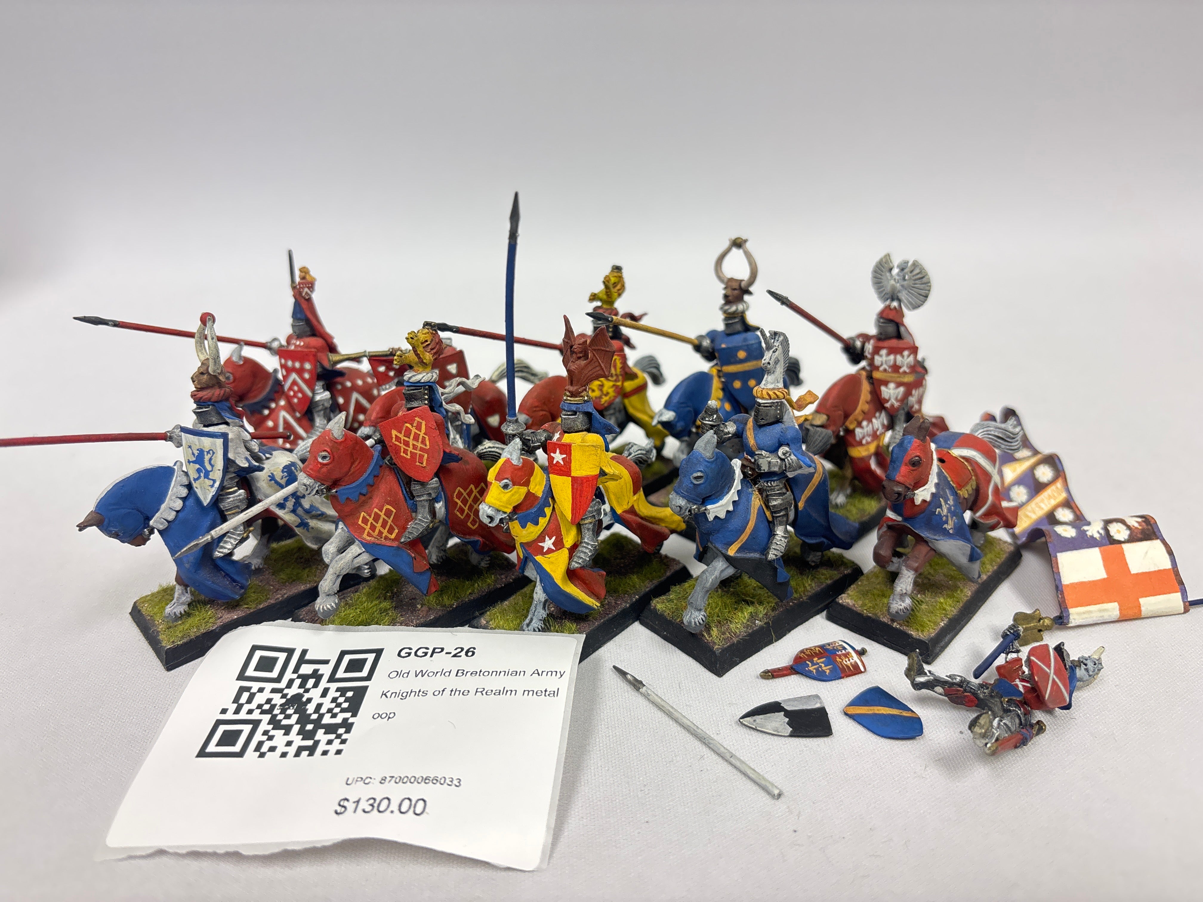 Old World Bretonnian Army Knights of the Realm metal oop GGP-26