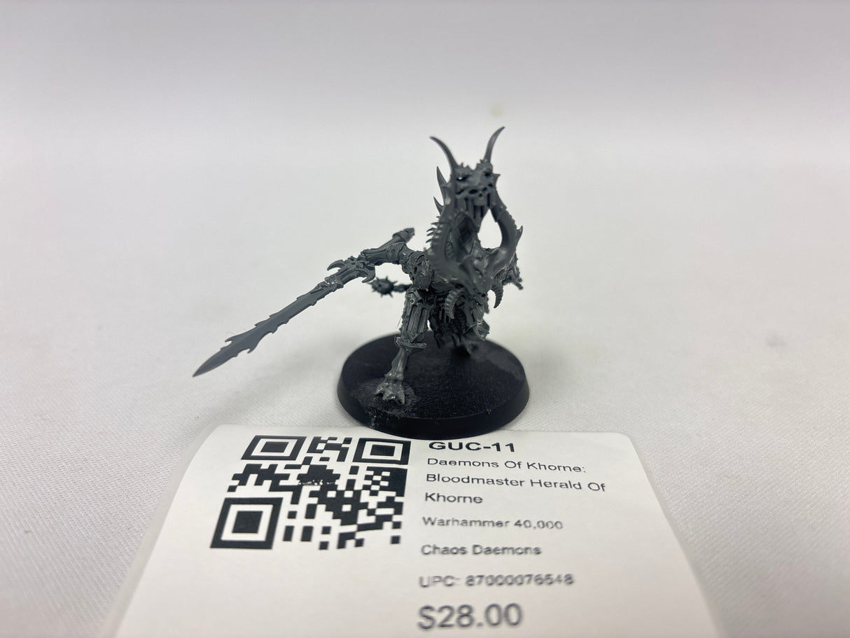 Daemons Of Khorne: Bloodmaster Herald Of Khorne GUC-11