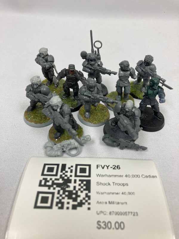 Warhammer 40,000 Cadian Shock Troops FVY-26