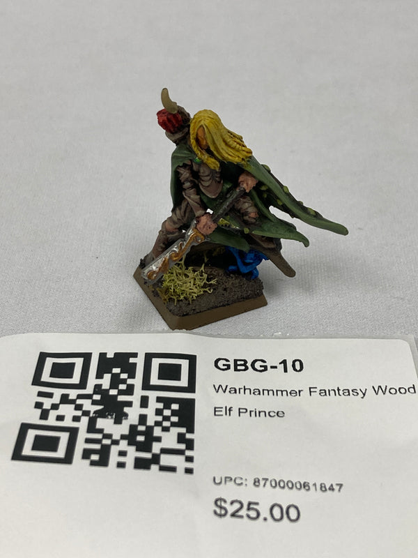 Warhammer Fantasy Wood Elf Prince GBG-10